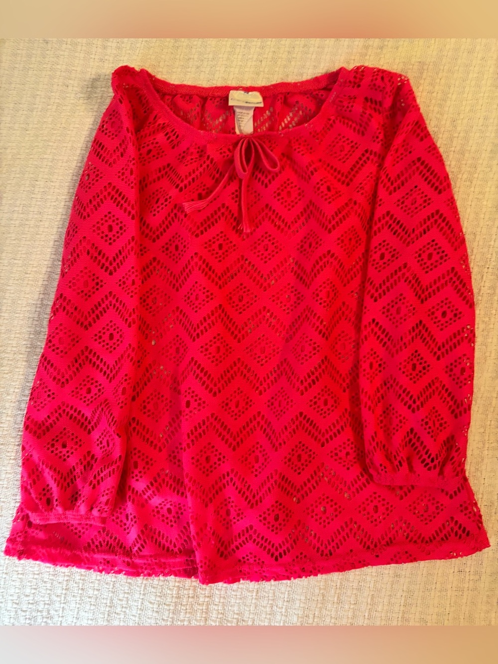 CWD pink beach coverup size 7-8